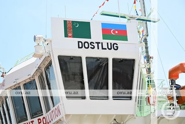 Azərbaycandan Türkmənistana hədiyyə olunan tankerin GÖRÜNTÜLƏRİ - FOTO
