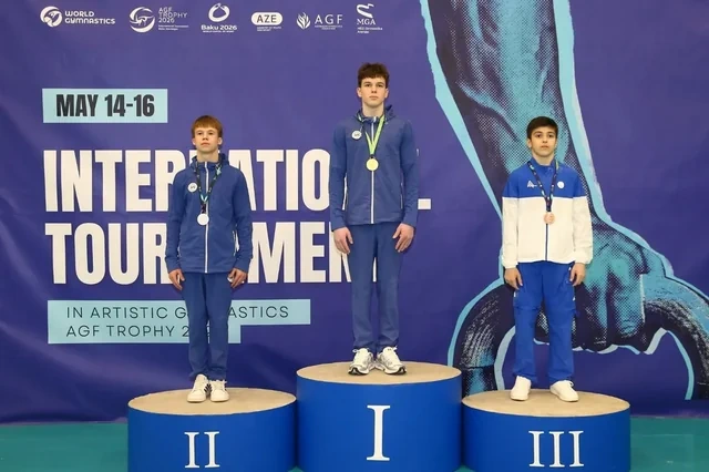 Azərbaycan gimnastları "AGF Trophy" beynəlxalq turnirini 16 medalla başa vurublar