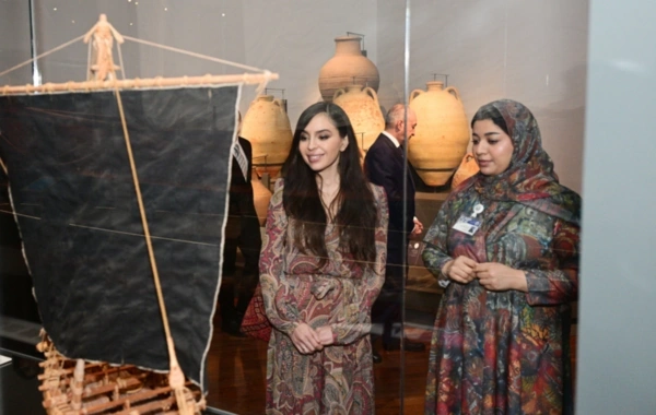 Leyla Əliyeva Maskatda Oman Milli Muzeyində və Mutrah bazarında olub
