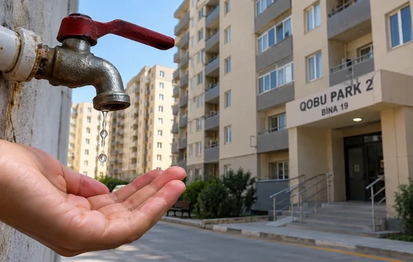 Qaradağda sakinlər iki gündür susuz qalıblar - ŞİKAYƏT