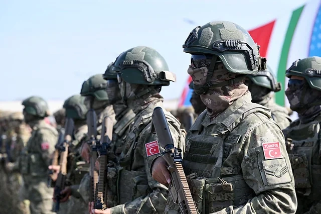 Xocavənddə Azərbaycan, Türkiyə və Özbəkistan birgə hərbi təlimlərinin açılış mərasimi olub - Foto - Video