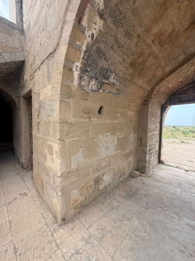 Tarixi karvansaraya qanunsuz müdaxilənin qarşısı alınıb - FOTO