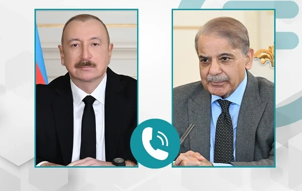 Məhəmməd Şahbaz Şərif İlham Əliyevə zəng etdi