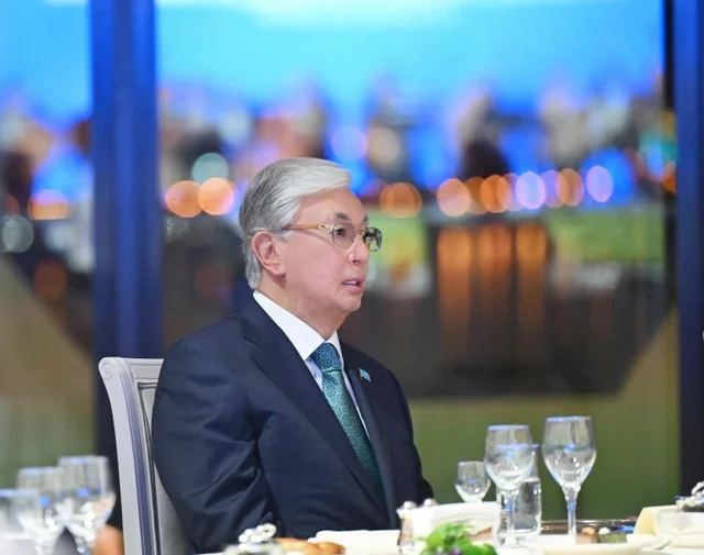 Prezident İlham Əliyevin adından AQEM-in 7-ci Zirvə Görüşünün iştirakçılarının şərəfinə şam yeməyi verilib - Foto