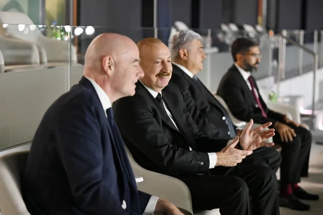 Prezident İlham Əliyev "FIFA U-15 World Cup and Festival"ın final matçını izləyib, mükafatlandırma mərasimində iştirak edib - Foto