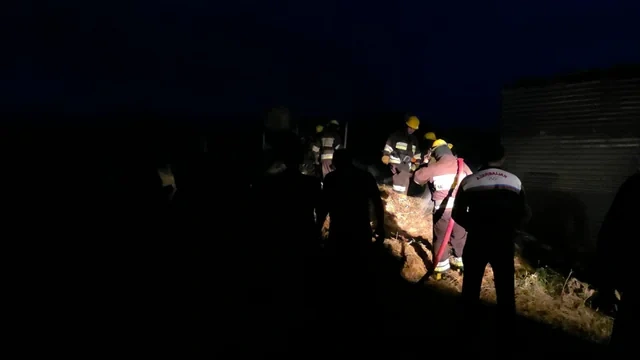 Naxçıvanda ildırım yanğına səbəb oldu