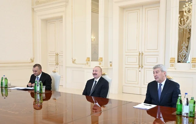 Prezident İlham Əliyev Dünya Turizm Təşkilatının baş katibini qəbul edib - Foto