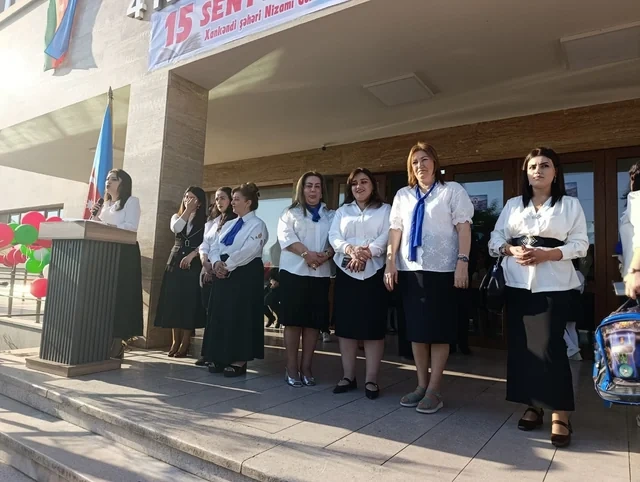 Xankəndi, Xocalı və Ağdərədə 179 şagird birinci sinfə getdi - FOTO