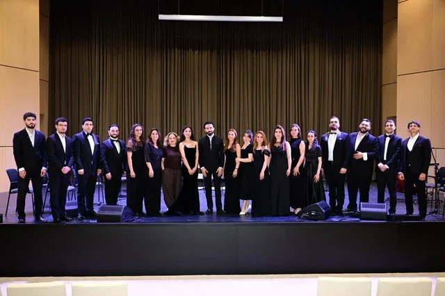 Xankəndi Mədəniyyət Mərkəzində ilk dəfə Milli Qurtuluş Gününə həsr olunan təntənəli konsert keçirilib - FOTO