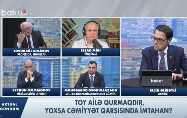 Təvəkkül Səlimov dəbdəbəli toylarla bağlı: "Adamın pulu çox olanda onu dağıtmalıdır?"