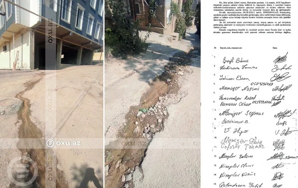 Kanalizasiya problemi vətəndaşları təngə gətirib: Çirkab sular küçəyə axıdılır - FOTO/VİDEO