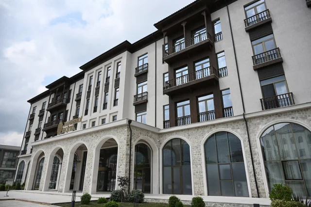 Prezident "Xankəndi" hotelinin açılışında iştirak edib - FOTO