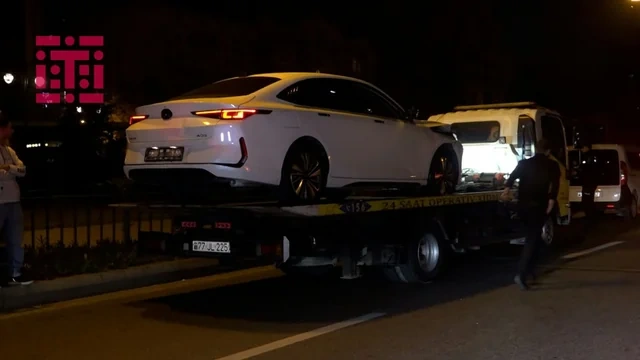 Bakıda "Changan" piyadanı vurub öldürdü - Foto