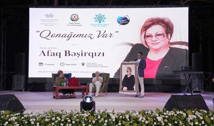 Afaq Bəşirqızı ilə görüş keçirildi - Video