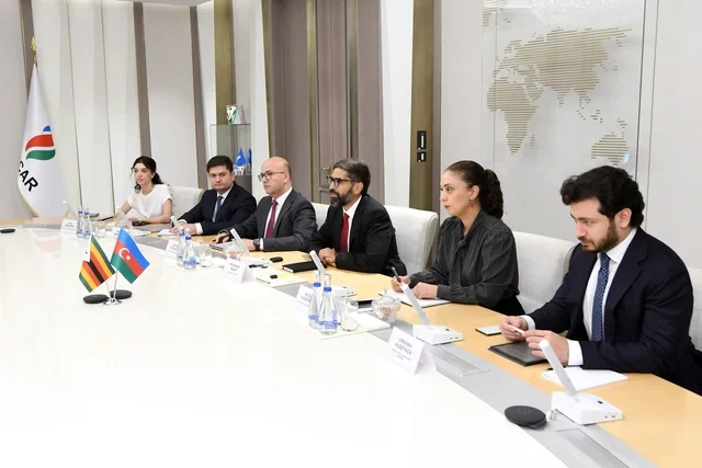 SOCAR-ın prezidenti Zimbabve Respublikası Milli Assambleyasının sədri ilə görüşüb - FOTO
