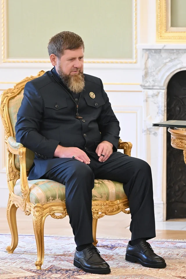 İlham Əliyev Ramzan Kadırovu qəbul edib - Foto