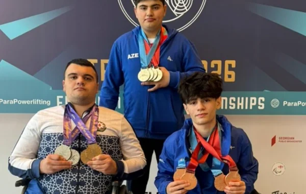 Azərbaycan parapauerliftinqçiləri Avropa Açıq çempionatını 12 medalla başa vurublar