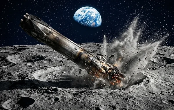 İlon Maskın raketi Ayın səthinə çırpıldı: Yeni krater yarandı