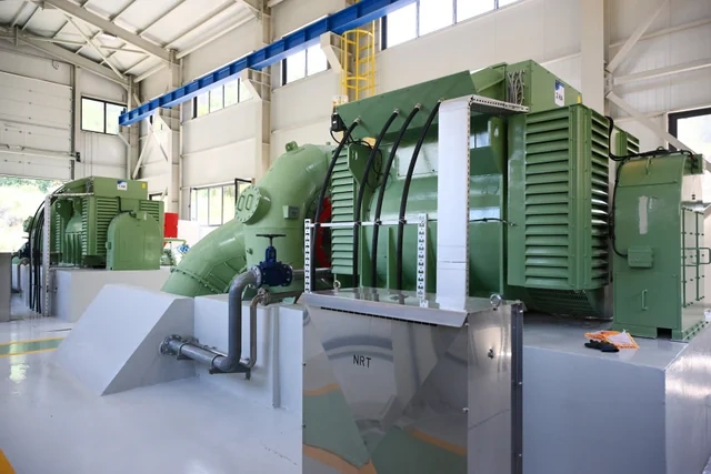 Laçında Hoçaz çayının üzərində yerləşən su elektrik stansiyalarının açılışı olub - FOTO