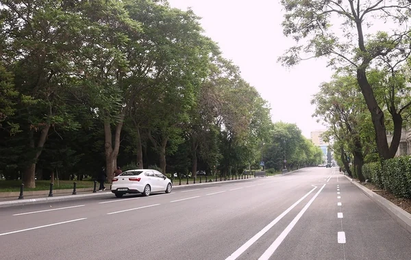 Bakının daha bir prospekt və küçəsində velosiped zolaqları salındı - FOTO