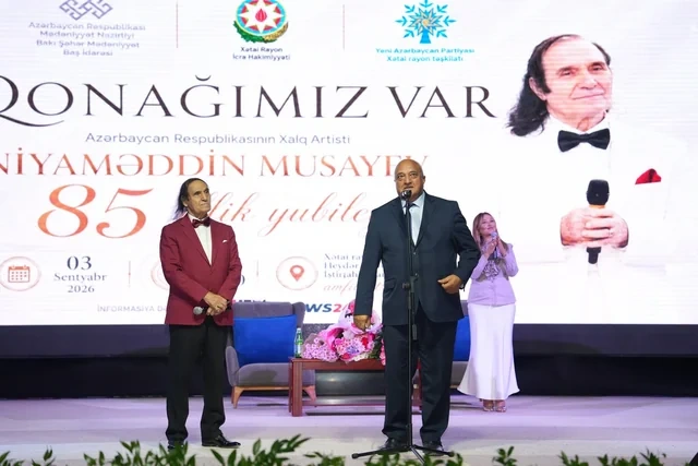 Xətai rayonunda Xalq artisti Niyaməddin Musayevin 85 illik yubileyinə həsr olunmuş görüş keçirilib - FOTO - VİDEO