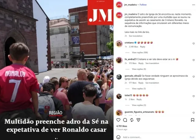 Ronaldunun toyunu görmək istəyən yüzlərlə azarkeş məyus oldu - SƏBƏB - VİDEO