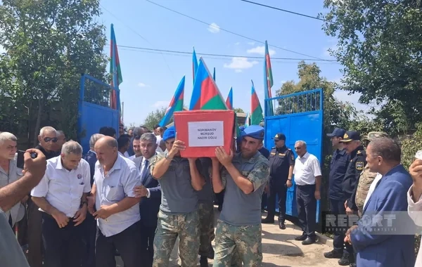 İmişlidə I Qarabağ müharibəsinin itkin-şəhidi Mürşüd Nərimanov dəfn edilib - FOTO
