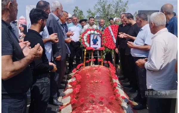 Xarkovda ölən azərbaycanlı tələbə dəfn edildi - FOTO