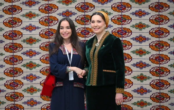 Leyla Əliyeva Türkmənistanda beynəlxalq konfransda iştirak edib