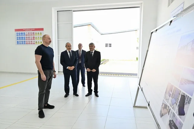 Xocalı şəhərində "Qarabağ Tekstil Evi" MMC istifadəyə verilib