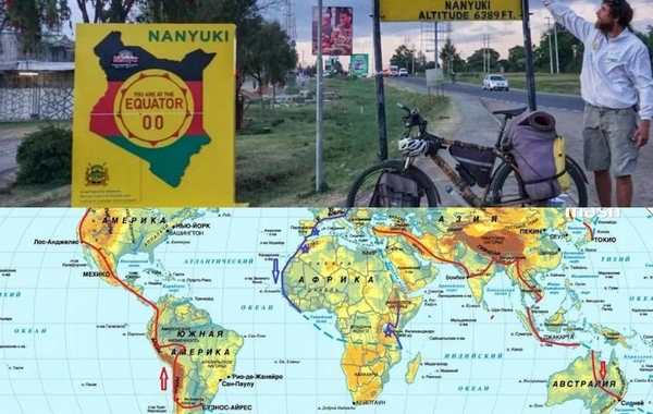 Səyyah bambukdan hazırlanmış velosipedlə ABŞ boyunca ən uzun marşruta hazırlaşır
