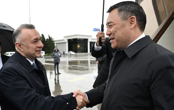 Qırğızıstan Prezidenti Sadır Japarov Azərbaycana səfərə gəlib