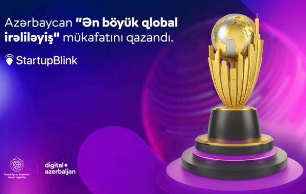 Azərbaycan nüfuzlu reytinqdə Mərkəzi Asiya üzrə "Ən böyük qlobal irəliləyiş" mükafatına layiq görülüb