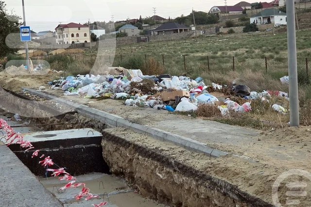 Mehdiabad-Pirşağı yolunda antisanitar vəziyyət: Vətəndaşlar çətinlik çəkirlər - FOTO