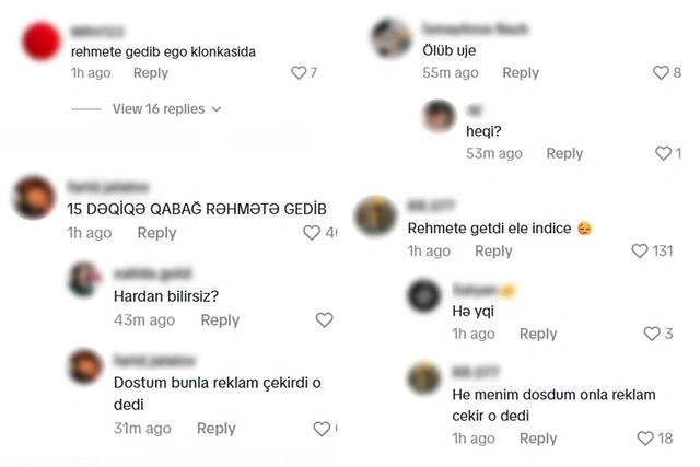 Bloqer Ömrü Sultaninin müayinə üçün yollandığı xəstəxanada VƏFAT ETDİYİ iddia olunur