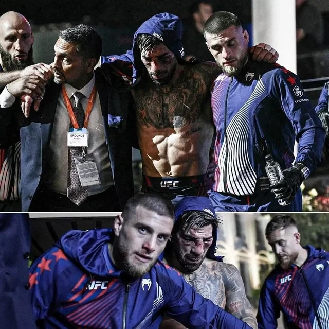 Ağ Evdə UFC gecəsi: Qeyci Topuruiyanı tanınmaz hala saldı - FOTO - VİDEO