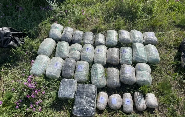 İrandan Azərbaycana 32 kq narkotik keçirilməsinin qarşısı alındı - FOTO