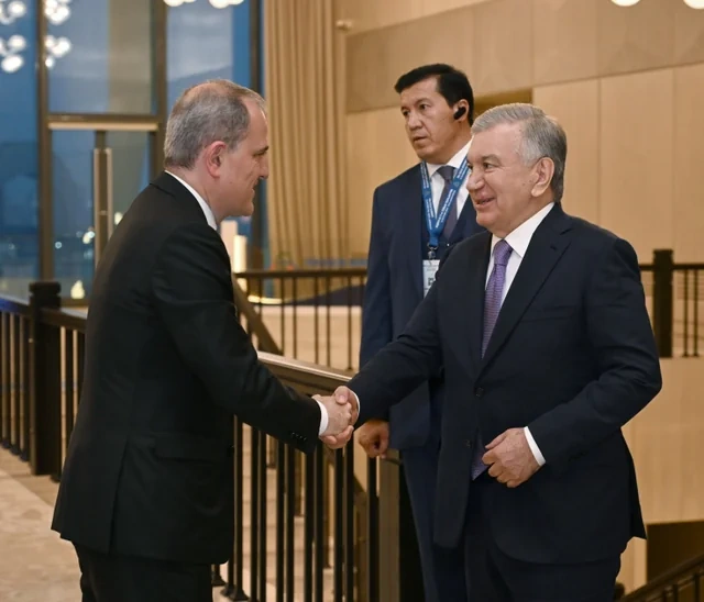 Prezident İlham Əliyevin adından AQEM-in 7-ci Zirvə Görüşünün iştirakçılarının şərəfinə şam yeməyi verilib - Foto