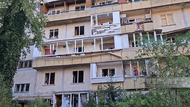 Kiyevə zərbələr nəticəsində azərbaycanlı ailənin mənzili dağıldı - Foto