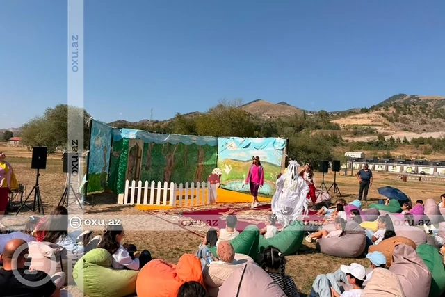Laçında "Şəngülüm, Şüngülüm, Məngülüm" nağıl-tamaşası nümayiş etdirilib - FOTO