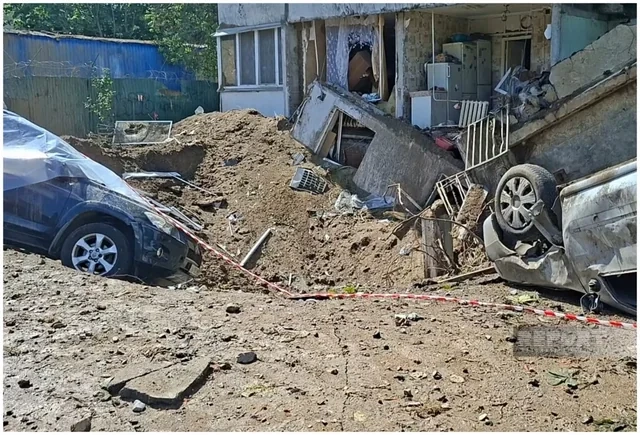 Kiyev Rusiyanın növbəti raket hücumundan sonra - FOTOREPORTAJ