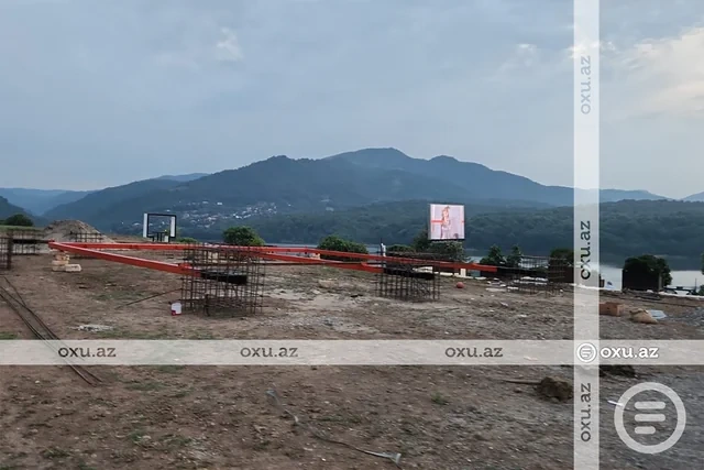 Masallıda restoran rəhbərliyi ağacların kökündən çıxarılmasına görə CƏRİMƏLƏNDİ - FOTO