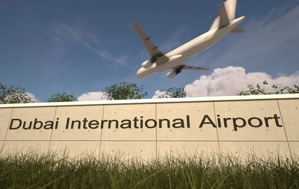 Dubay aeroprtuna PUA hücumu: Yanacaq çəni zədələnib, uçuşlar dayandırılıb - VİDEO