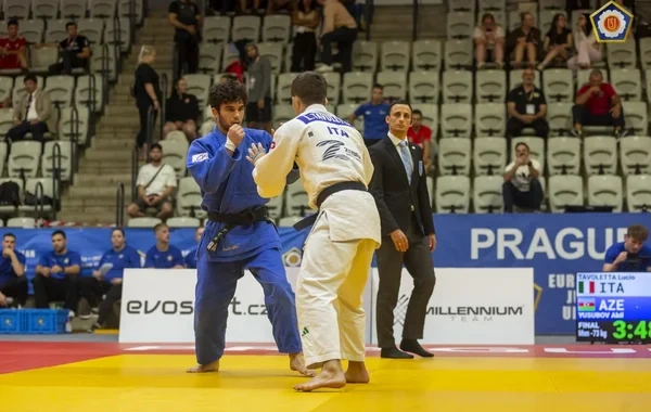 Avropa Kuboku: Azərbaycan cüdoçusu gümüş medal qazanıb - FOTO