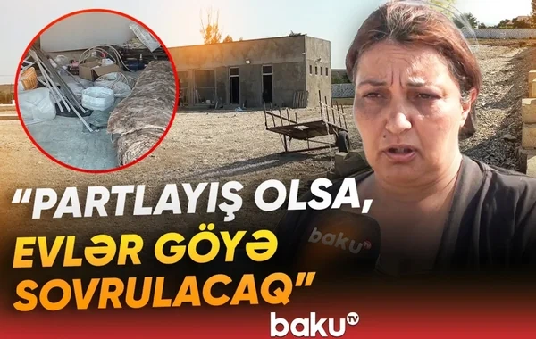 Sakinlərin etirazına səbəb olan YDM tikintisi: "Bizim üçün təhlükədir" - VİDEO