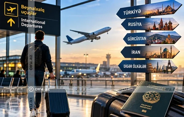 Xaricə gedən Azərbaycan vətəndaşlarının sayı azalıb - Foto