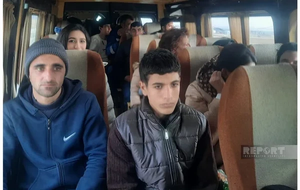 Xanabad kəndinə yola salınan ilk köç karvanı Xocalı şəhərinə çatıb