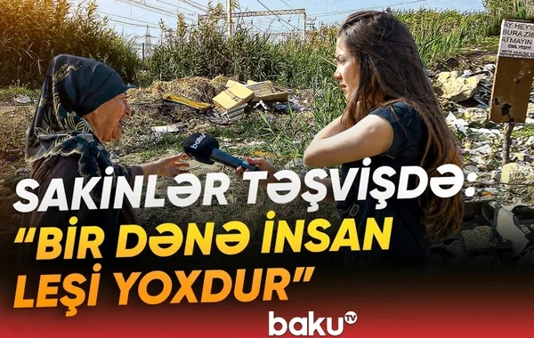 Sakinlər təşvişdə: "Qoxudan nəfəs almaq mümkün deyil" - VİDEO
