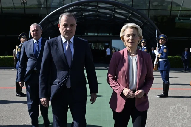 Avropa Komissiyasının Prezidentinin Azərbaycana səfəri başa çatıb - FOTO