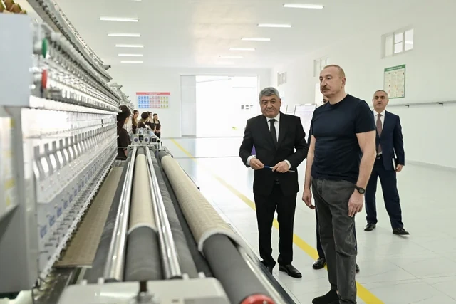 Xocalı şəhərində "Qarabağ Tekstil Evi" MMC istifadəyə verilib